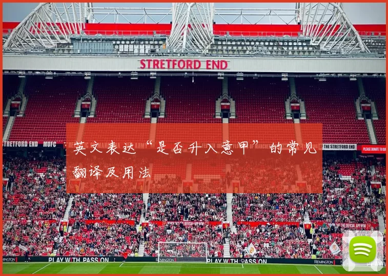 英文表达“是否升入意甲”的常见翻译及用法